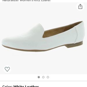 Naturalizer Kit2 White Loafers
